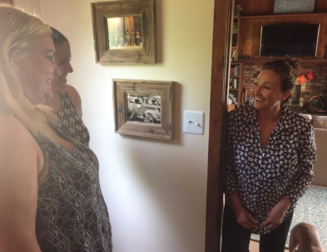 Debbie Pollack welcomes a newlywed couple from New Hampshire.