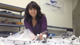 Velma Searcy started Aerowire 2 years ago after 30 years of work as an aerospace engineer