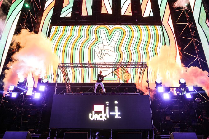 Diplo and Skrillex perform during the Hard Summer Music Festival at Fairplex on Aug. 2, 2015 in Pomona.