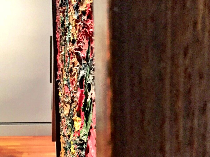 ...check out the depth of the impasto in this side-view. 