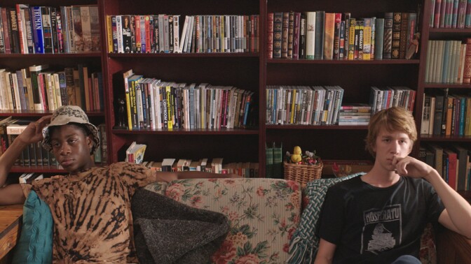 RJ Cyler, left, and Thomas Mann star in “Me and Earl and the Dying Girl,” which became a hot property at the 2015 Sundance Film Festival. 