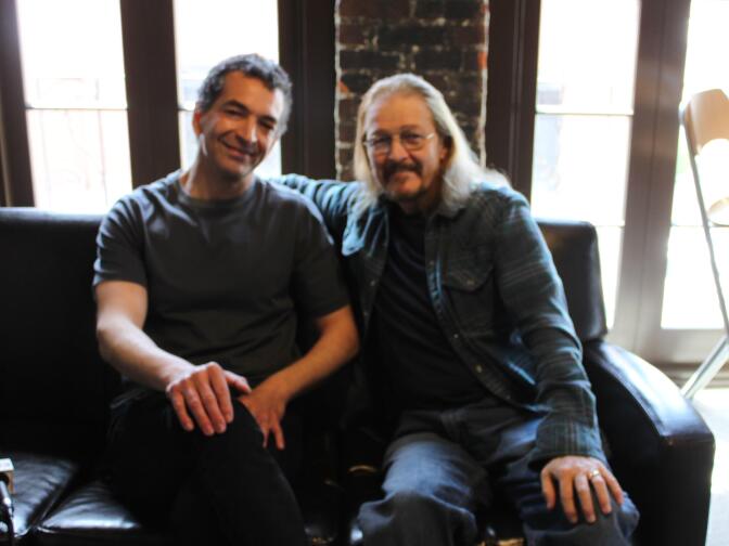 Ted Neeley & KPCC reporter Steven Cuevas