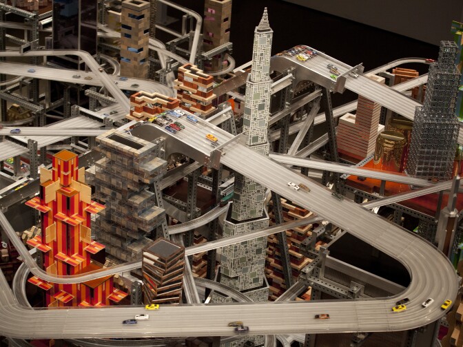 Metropolis only runs for an hour at a time to preserve the life of the sculpture.