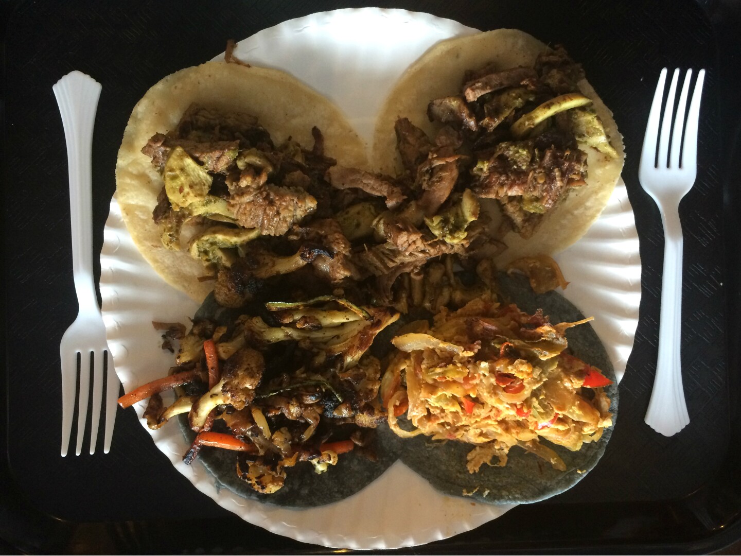 Tacos by Chef Farid Zadi at Revolutionario near USC.