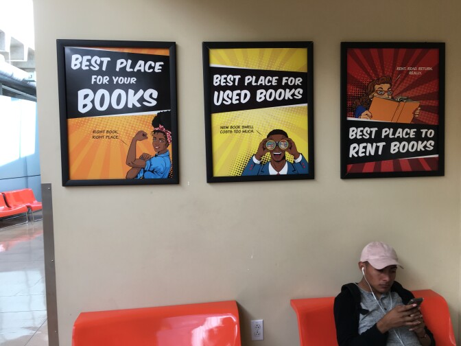 The bookstore at California State University, Dominguez Hills offers different textbook options.