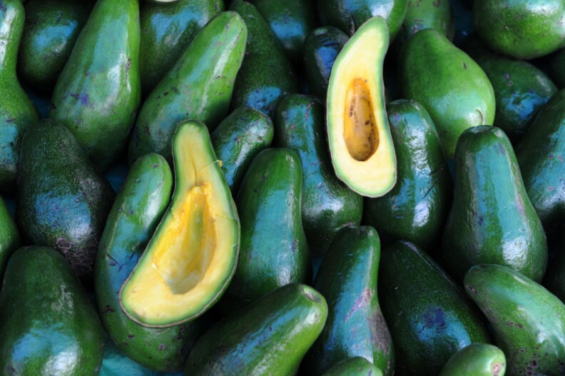 Avocados are sold at Tegucigalpa's main fruit and vegetable market El Mayoreo, on June 18, 2011.
