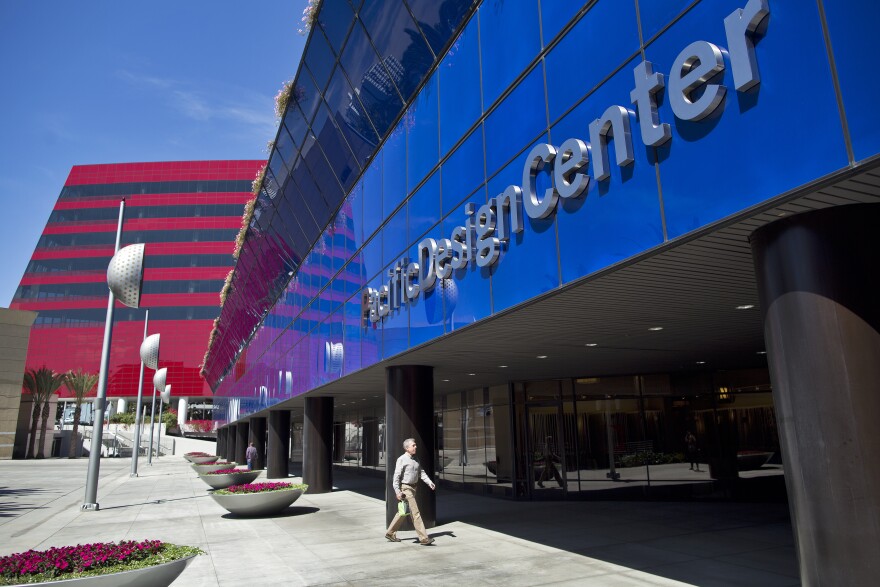 The Pacific Design Center first opened in 1975 with the 750,000-square-foot Center Blue. The center is celebrating its 40th anniversary with "Design Comes of Age," which starts on Wednesday, March 25, 2015.