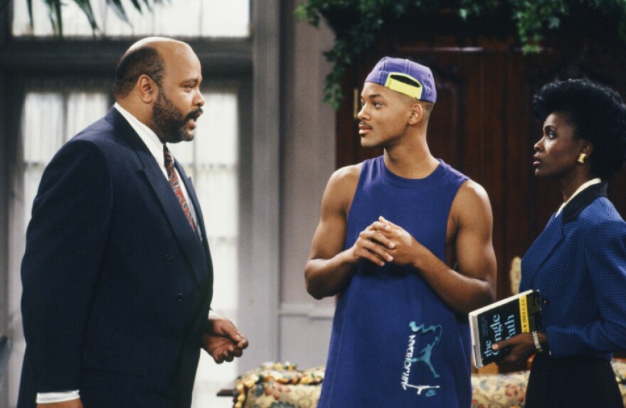 "The Fresh Prince Of Bel-Air" in the early days, with the original Aunt Viv.