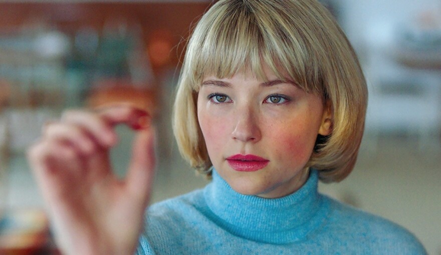 Haley Bennett stars in “Swallow” as a young woman with a disorder that causes her to eat dangerous objects.