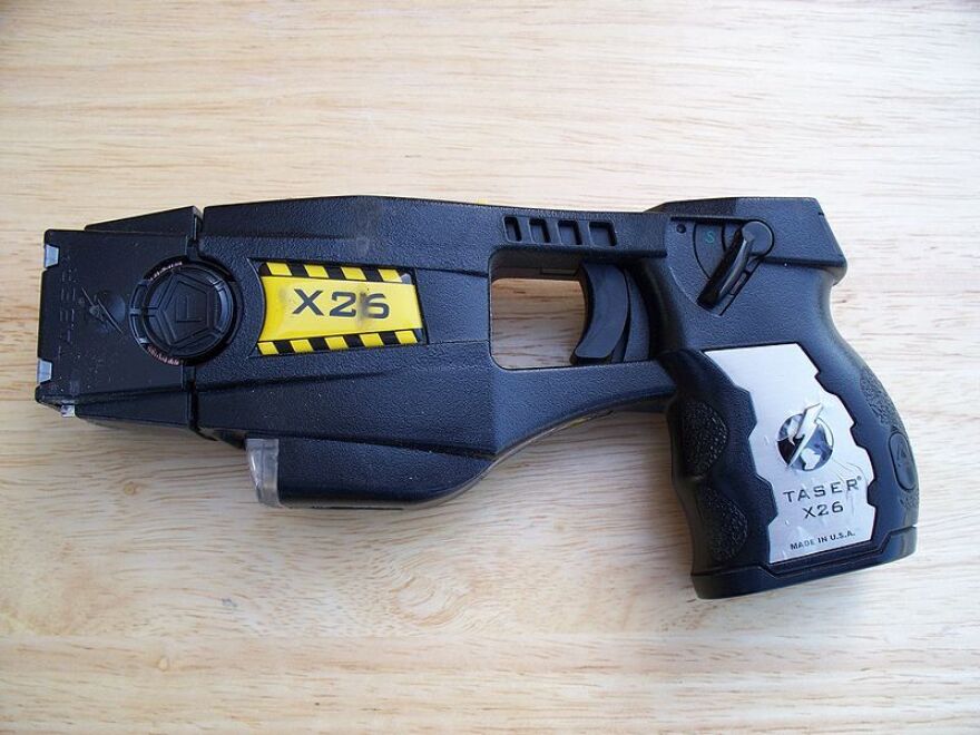A police-issue Taser gun