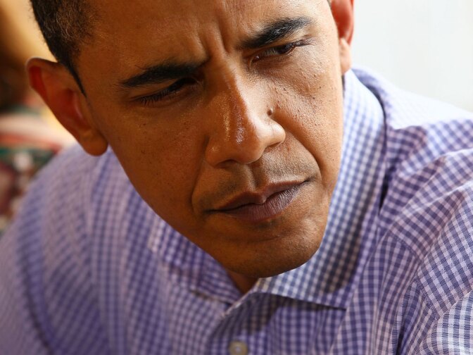 President  Obama meets with local leaders June 4 during his third visit to Grand Isle, La., after the Deepwater Horizon incident in the Gulf of Mexico.