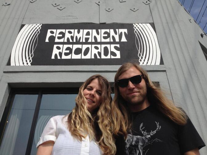 Liz Tooley and Lance Barresi, co-owners of Eagle Rock's Permanent Records.