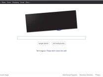 Google made changes to its homepage to support the SOPA/PIPA protest.
