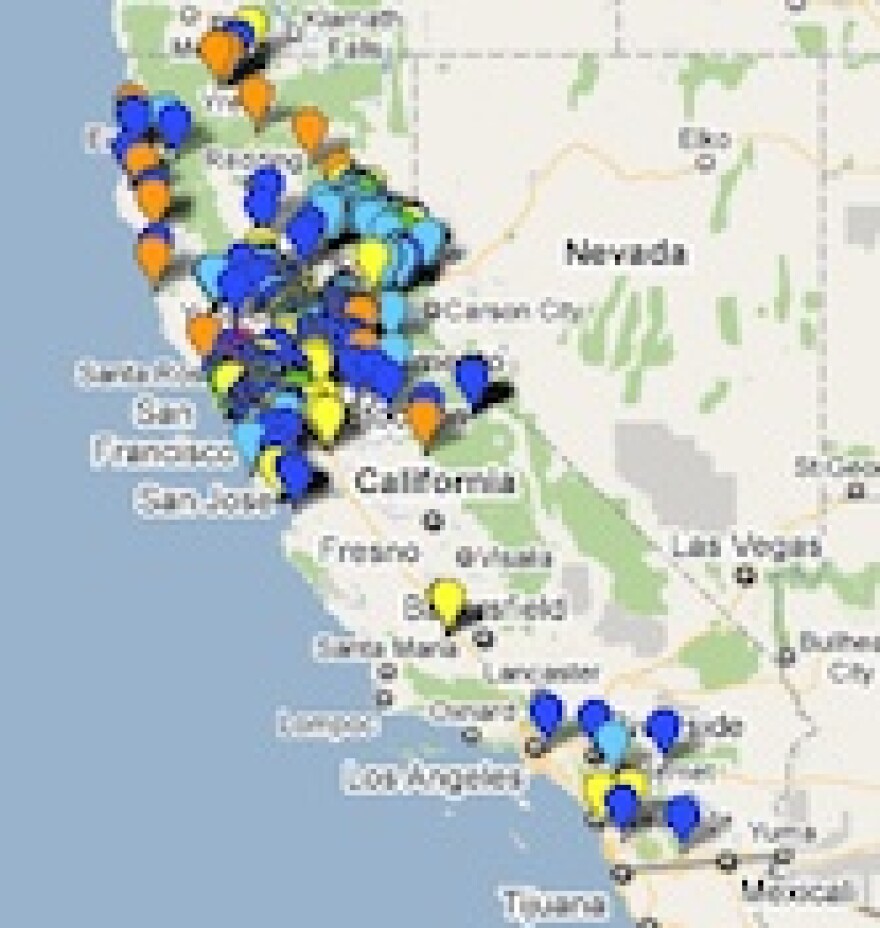 Map Where Animals Become Roadkill In California Laist Map Where Animals Become Roadkill In California Laist