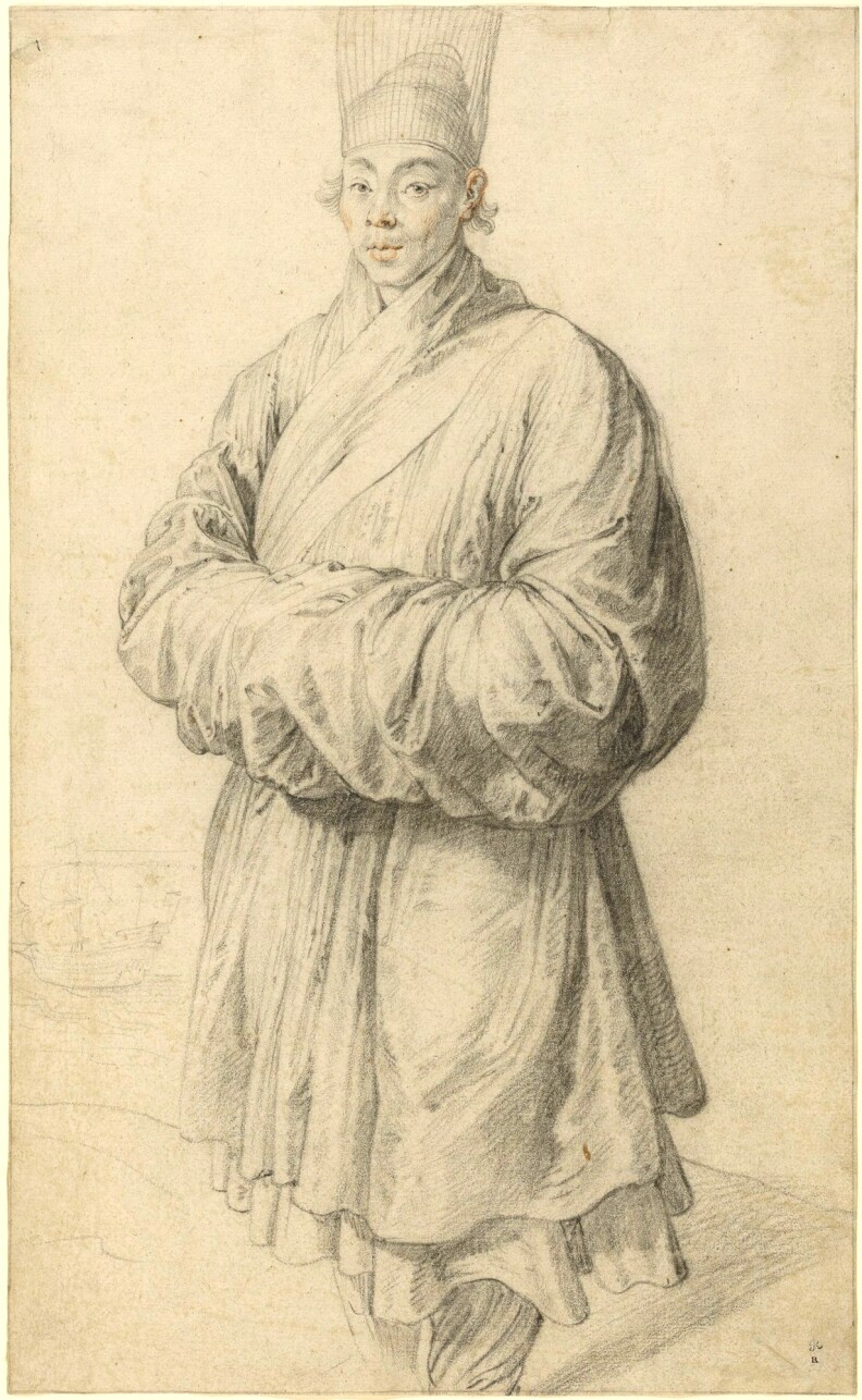 "Man in Korean Costume," by Peter Paul Rubens, c 1617. 