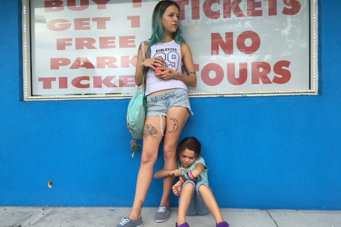 Scene from Sean Baker's film "The Florida Project."