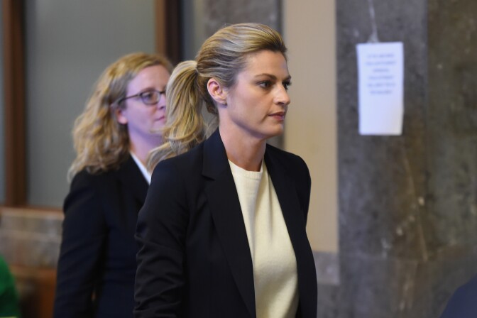 NASHVILLE, TN - FEBRUARY 29:  Sportscaster Erin Andrews enters the courtroom on February 29, 2016 in Nashville, Tennessee.  Andrews is taking legal action against the operator of the Nashville Marriott at Vanderbilt University, where she was staying while covering a football game for ESPN, for invasion of privacy in a USD 75 million dollar suit after another guest at the hotel took video of her through her hotel room door peep hole.  (Photo by Erika Goldring/Getty Images)