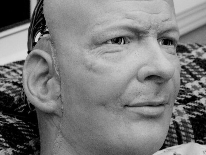 The android head of Philip K. Dick