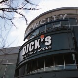 CHICAGO, IL - FEBRUARY 28:  A sign hangs outside of a Dick's Sporting Goods store on February 28, 2018 in Chicago, Illinois. Citing the recent shooting at Stoneman Douglas School in Parkland, Florida, the sporting goods retailer announced today that it would no longer sell firearms to anyone under 21 years of age, no longer sell high capacity magazines, and would no longer sell assault-style rifles at any company owned stored.  (Photo by Scott Olson/Getty Images)