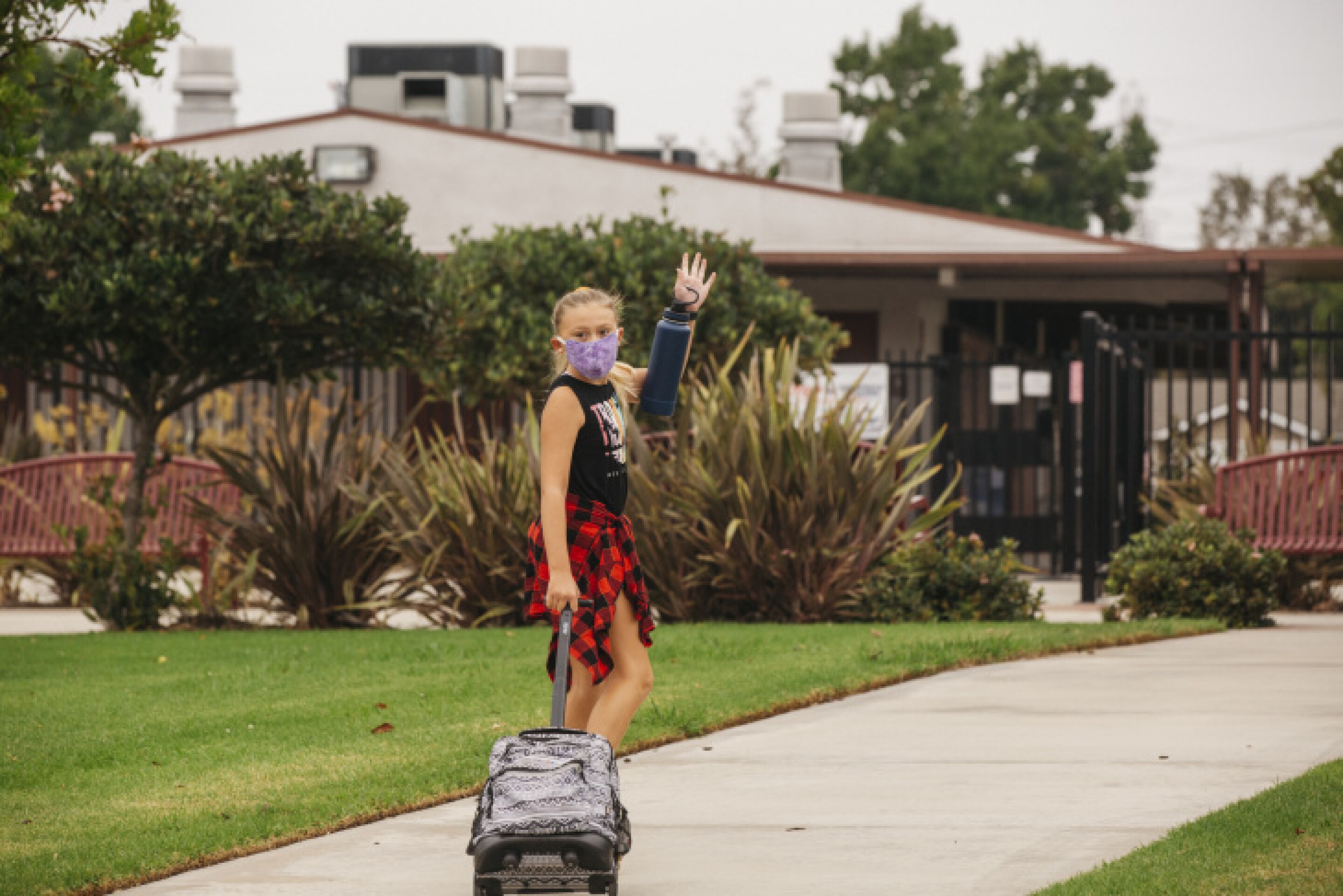 Elementary School Kids Are Back In Class At Los Alamitos Unified. Here