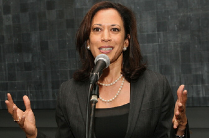San Francisco District Attorney Kamala Harris.
