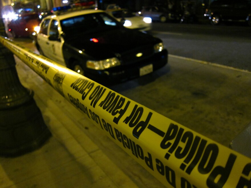 Los Angeles Police Department cruiser.