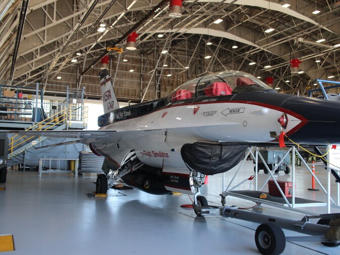 This modified F-16 can simulate the flight characteristics of many other aircraft.