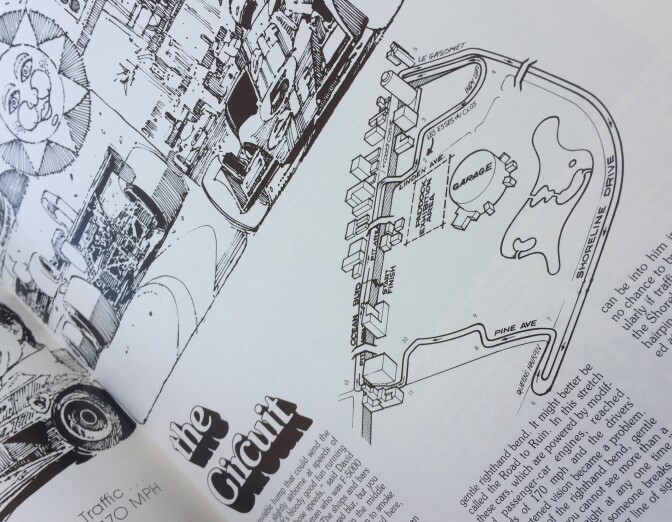A layout of the Grand Prix from 1976.