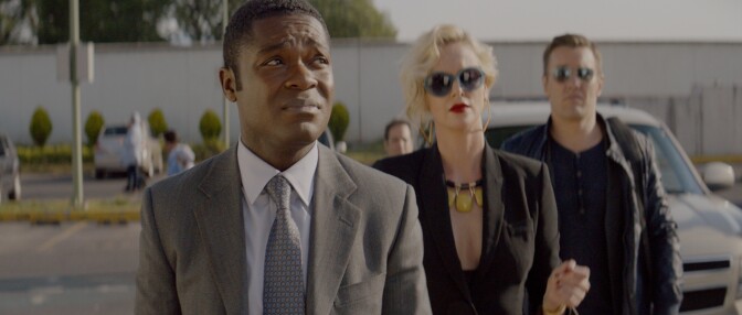 David Oyelowo, Charlize Theron and Joel Edgerton star in GRINGO 
Photo Courtesy of Amazon Studios