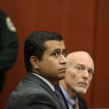 George Zimmerman sits in a Seminole County courtroom during his bond hearing on June 29, 2012 in Sanford, Florida. Zimmerman is charged with second degree murder in the shooting death of Trayvon Martin.
