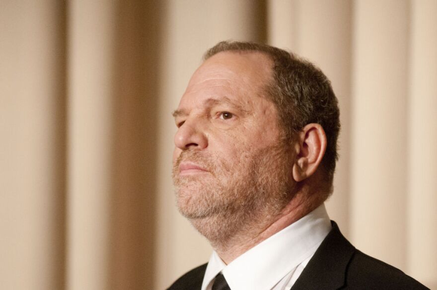 File photo: Harvey Weinstein speaks during a panel discussion after a screening of the documentary "Bully" at MPAA on March 15, 2012 in Washington, D.C.