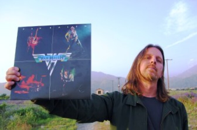 John Albert in Claremont, on the last non-suburban stretch of Baseline Boulevard. This is where he first heard Van Halen's "Eruption," and it would change his life. He writes about it in the new edition of Slake, LA's literary quarterly. 