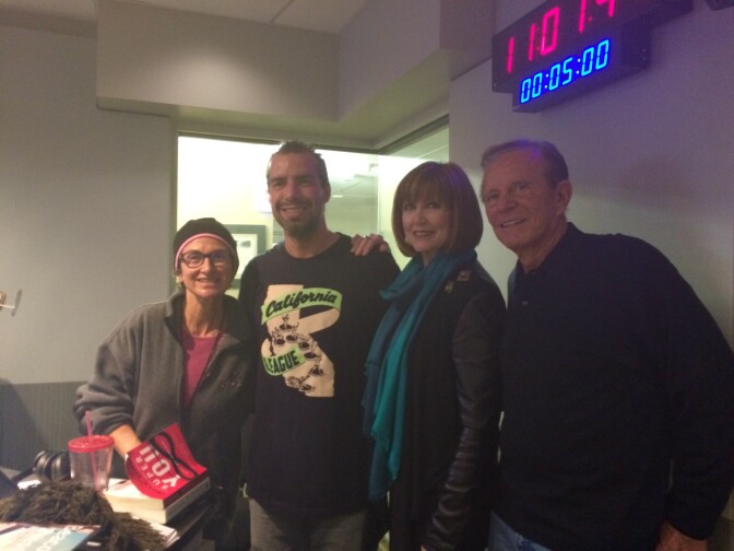 Take Two hosts Alex Cohen and A Martinez were joined in studio by Stephanie Edwards and Bob Eubanks. 