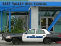 A Los Angeles School Police squad car.
