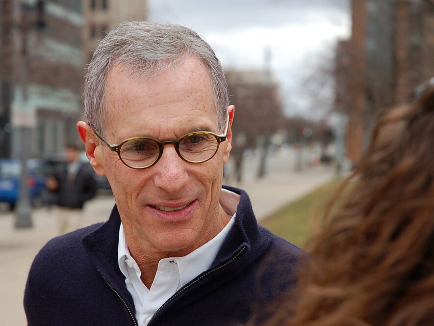 Karger has spent a lot of time at Michigan State University, where he's trying to appeal to supporters of President Obama. Any registered voter can cast a ballot in Michigan's GOP primary.