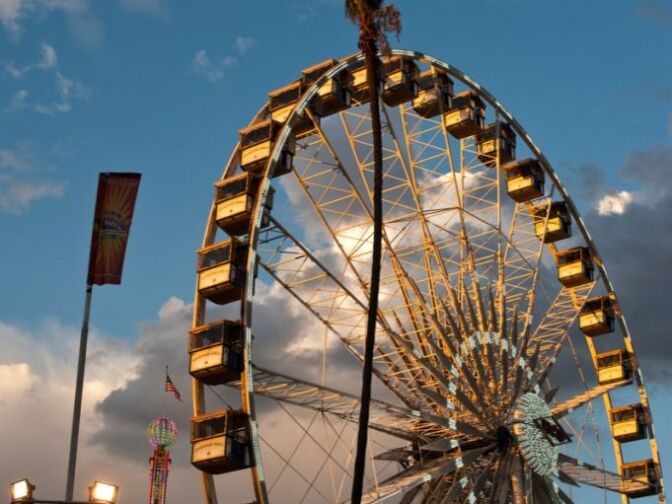 The Ferris wheel at the L.A. County Fair.