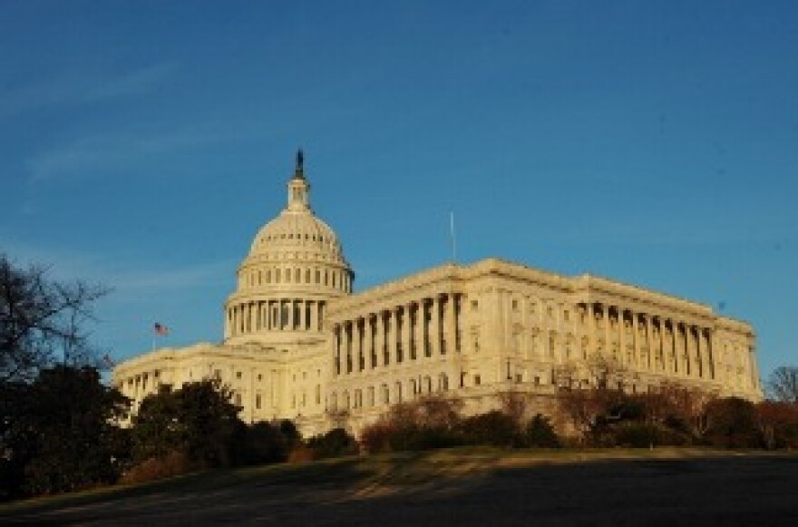 The US Capitol as seen from Independence Avenue in Washington, DC.