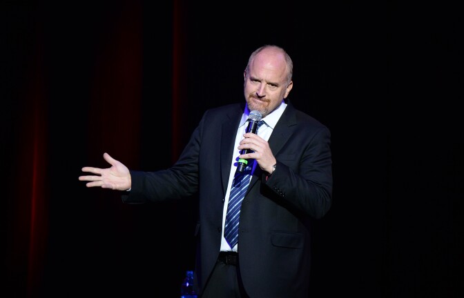 NEW YORK, NY - NOVEMBER 01:  Louis C.K. performs on stage as The New York Comedy Festival and The Bob Woodruff Foundation present the 10th Annual Stand Up for Heroes event at The Theater at Madison Square Garden on November 1, 2016 in New York City.  (Photo by Kevin Mazur/Getty Images for The Bob Woodruff Foundation)