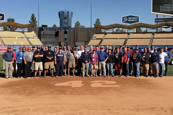 The 18th Annual MLB Groundskeepers Conference reunited groundskeepers from all over the nation at Dodgers Stadium