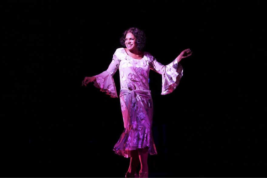 Audra McDonald in Shuffle Along, or The Making of the Musical Sensation of 1921 and All That Followed, featuring music and lyrics by Noble Sisle and Eubie Blake, book by F.E. Miller and Aubrey Lyles, with a new book and direction by George C. Wolfe and choreography by Savion Glover, at The Music Box Theatre (239 West 45th Street).
© Julieta Cervantes