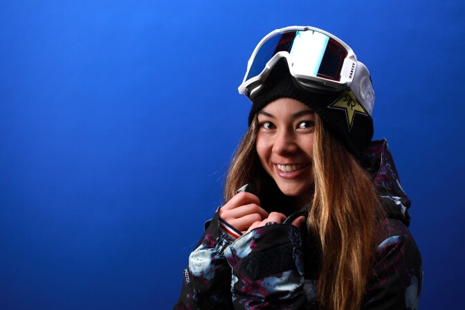 Snowboarder Hailey Langland poses for a portrait during the Team USA Media Summit ahead of the PyeongChang 2018 Olympic Winter Games on September 27, 2017 in Park City, Utah.