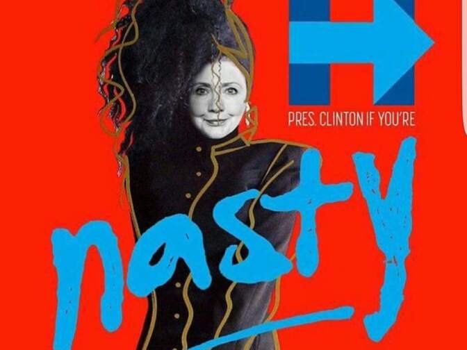 Meme created following Donald Trump's "Such a nasty woman" comment.