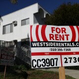 LOS ANGELES, CA - FEBRUARY 01:  A for rent sign is posted in front of an apartment building on February 1, 2017 in Los Angeles, California.  According to the Consumer Price Index, rental prices in Southern California have spiked 4.7 percent in 2016 compared to 3.9 percent in 2015. The increase is the fastest since 2007.  (Photo by Justin Sullivan/Getty Images)