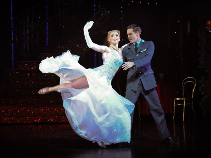 Kerry Biggin and Sam Archer perform on stage for Matthew Bourne's Cinderella at Saddler's Wells on December 7, 2010 in London, England.
