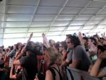 Musician Zach Ernst of Black Joe Lewis & The Honeybears performs during the first day of the Coachella Valley Music & Arts Festival 2011 held at the Empire Polo Club on April 15, 2011 in Indio.