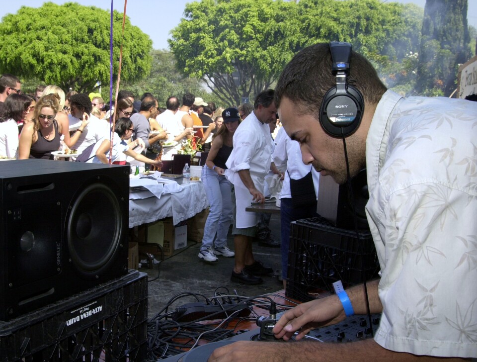 Garth Trinidad of spins at KitchenAid September 23, 2001 in West Hollywood, California.