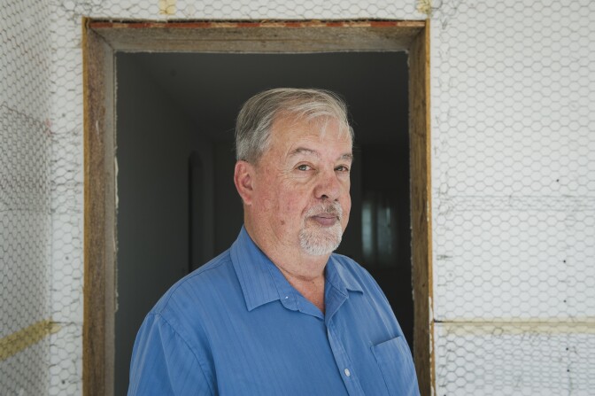 Cliff O'Neill, director of the Quechan Housing Authority on the Fort Yuma Indian Reservation oversees the Quechan Tribe's efforts to build affordable housing under a new tax credit program.  