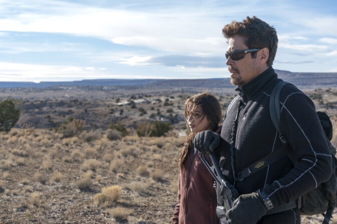 Benicio Del Toro and Isabela Moner in SICARIO: Day of the Soldado