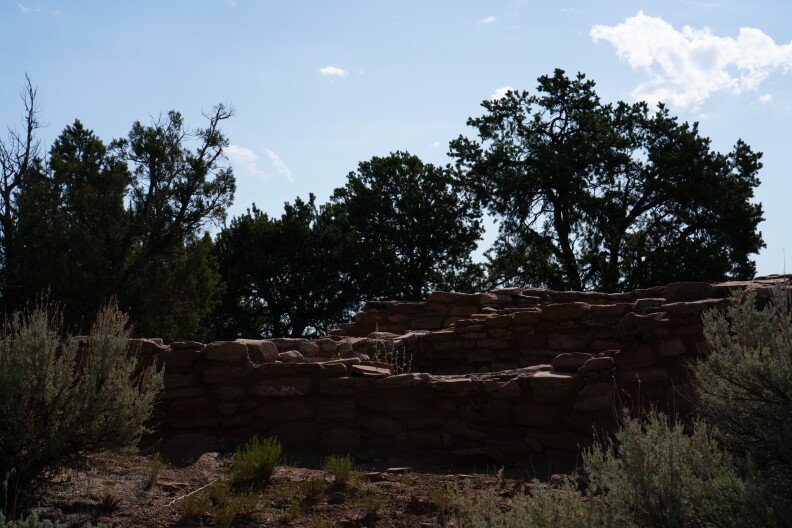 Mule Canyon Ruin an ancient Anasazi site in Bears Ears. The land holds great importance to several Native American tribes.