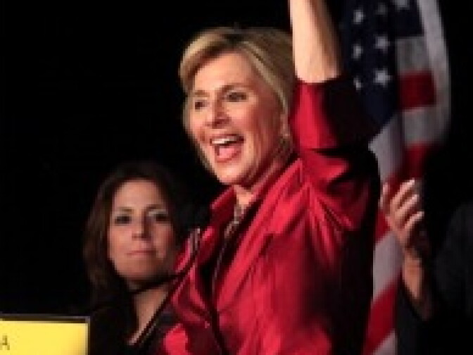 U.S. Senator Barbara Boxer attends a post election party November 2, 2010 in Hollywood, California.